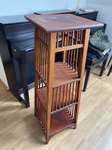 Vintage japanisches holzregal - japanisches,