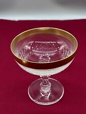 BLEIKRISTALL KRISTALL GLAS BREITER GOLDRAND H/Du 12,1/11cm CHAMPAGNER GLAS