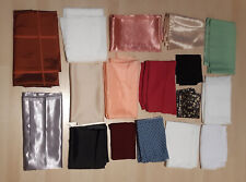 Stoffpaket 18 Stück, gemischte Stoffe, Basteln, ca. 1 kg