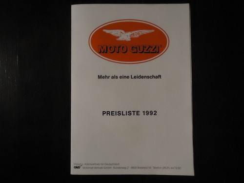 Moto guzzi preise preisliste - moto,