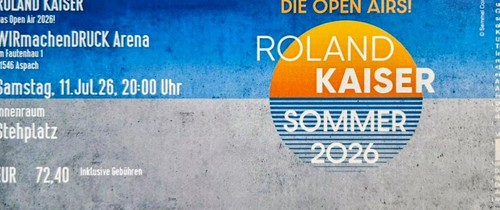 Roland kaiser konzert - roland, am