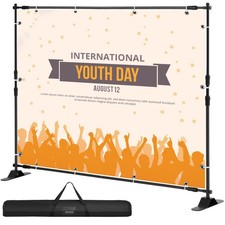 8x10Ft Banner Stand Heavy-Duty