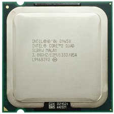   Core 2 Quad Q9650 3.00GHz SLB8W 12M 1333 Quad Core LGA775 Processor #F10