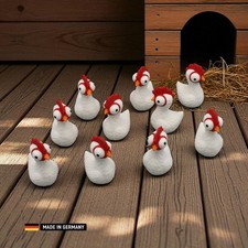 Deko Huhn mit XXL-Augen –