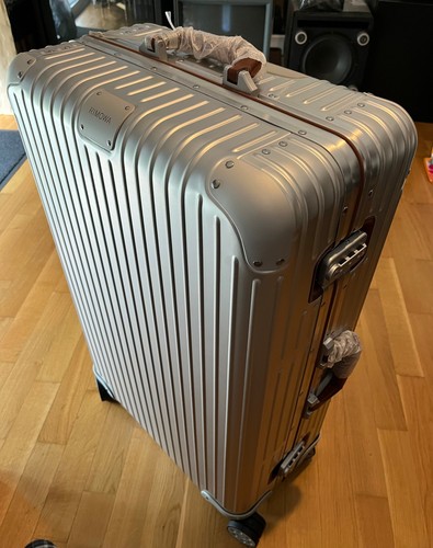 Rimowa aluminium suitcase - aluminium,