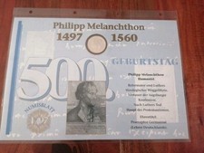 Numisblatt 1/97 mit 10 DM Silbermünze – Philipp Melanchthon