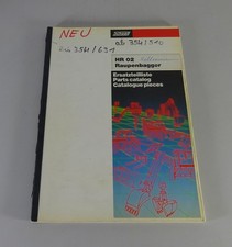 Spare parts list/parts