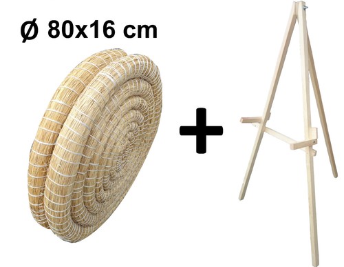 Runde strohzielscheibe x - Ø,