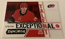 NHL Card-Jake Bean-Exceptional Talent xxx/749-Synergy 2018-19-Carolina 