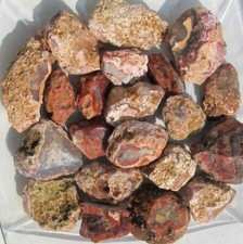 Achat aus Marokko, Naturachat, Rohsteine 4-8 cm, zum Schleifen (1 kg=23,50 €)