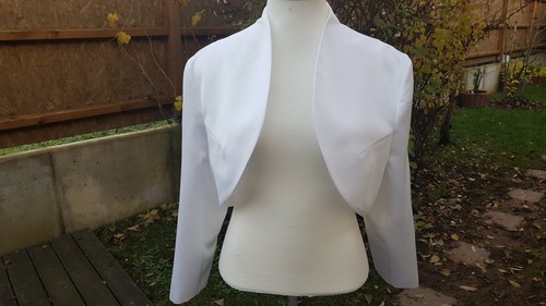 Braut bolero satin brautkleid - satin,