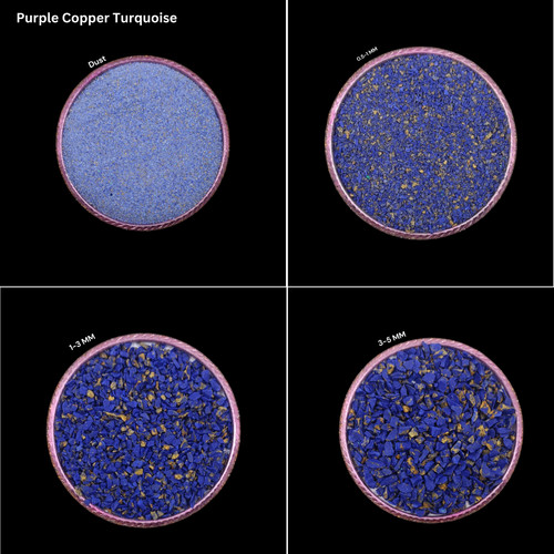 Crushed purple copper - purple,