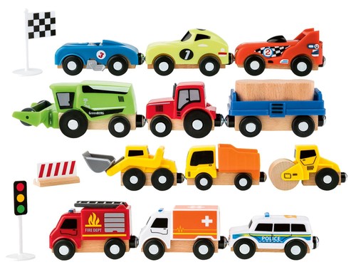Playtive autoset holzspielzeug - playtive,