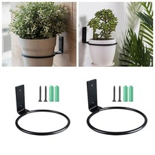 3X Metall Blumenhalter