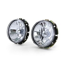 Klarglas Scheinwerfer H4 Chrom für VW Golf 1 74-83  Cabrio 83-93