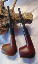 Tabakpfeifen 2er Set Walnuss