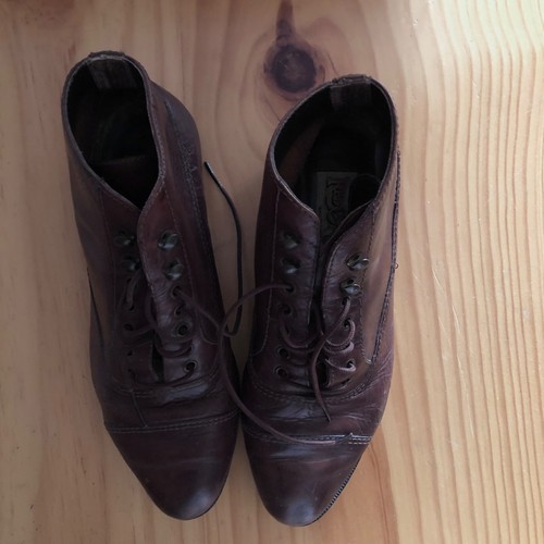 Botas vintage red camel s - red,