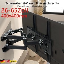 LED LCD TV Fernseher Wandhalterung Schwenkbar Wandhalter Neigbar 26 - 65 Zoll ﻿