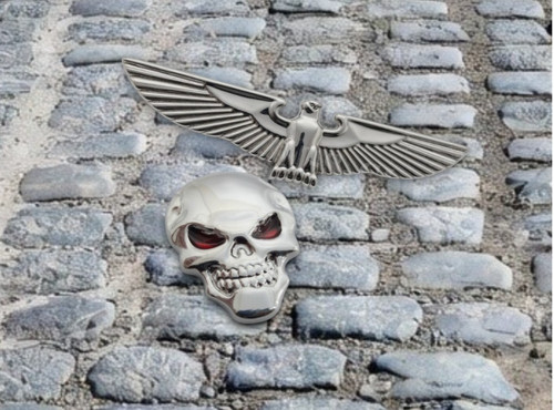 Totenkopf adler metall - totenkopf, /