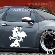 Snoopy Baron Autoaufkleber