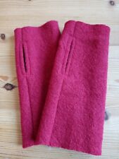 Arm Stulpen Mit Daumenloch Wollwalk Rot