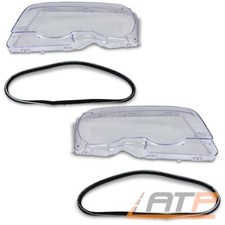 2x SCHEINWERFERGLAS STREUSCHEIBE FÜR BMW 3-ER E46 CABRIO COUPE BJ 99-03