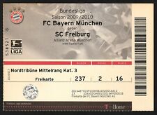 Ticket | 2009/10 | Bayern München - SC Freiburg | Bundesliga