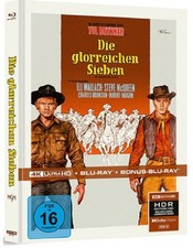 Die glorreichen Sieben -  3 Disc Mediabook - (4KUHD-BR-BR) - OVP - Vorverkauf !!