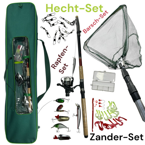 Hecht angelset spinnrute 70m - angelset, 2,70m