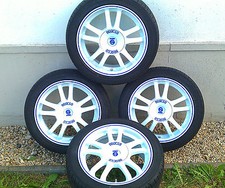 Sparco Rally White + Blue LIP by "OZ" - 16 Zoll,Falken-OhtsuZIEX ZE-912 - 205/45