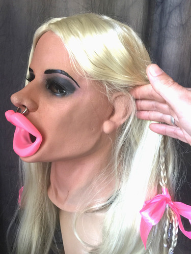 Latexmaske pink kate - kate, +