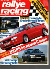 Zeitschrift Rallye Racing #2 von 1989 Opel Vectra Audi Quattro Coupe F1 Turbos