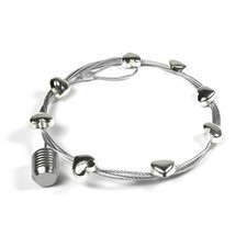 Magnetische Fotoleine / Fotoseil Herz, 8 Magneten, 150 cm lang