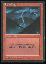 Blitzschlag / Lightning Bolt - Foreign Limited - Deutsch - Excellent - MTG