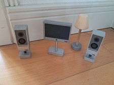 HABA Puppenhaus Möbel Fernseher