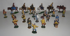 RYLIT / SOLDATEN / HUSAREN etc. / teilw. zu Pferd / 27 -teilig / bemalt / #238#