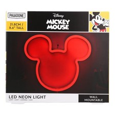 Disney Micky Maus LED Neon Wandleuchte Offiziell lizenzierte Lampe für Zuhause