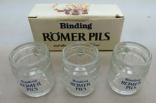 3 x Miniglas Miniatur Mini