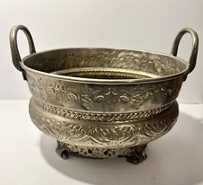 19er Jahre Alt Antik Messing Schale ca. 2100g