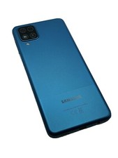 Original Samsung Galaxy A12 A125F/A127F Akkudeckel Back Cover Gehäuse Linse Blau