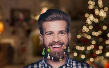 Christbaumkugeln Bartschmuck