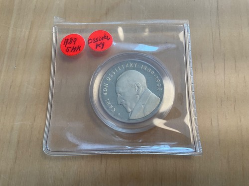 Ddr gedenk silber - münze, 5