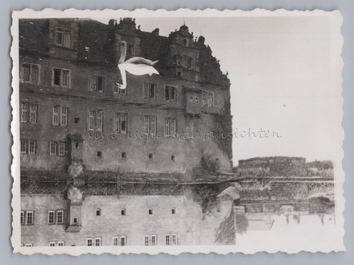 Schwebender schwan schloss - -,