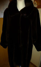 Mantel, Webpelz,  braun,  von Niedieck Jolipel, Gr. 40