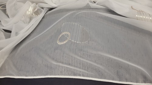 Gardinenstoff rest 128cm - 128cm, x