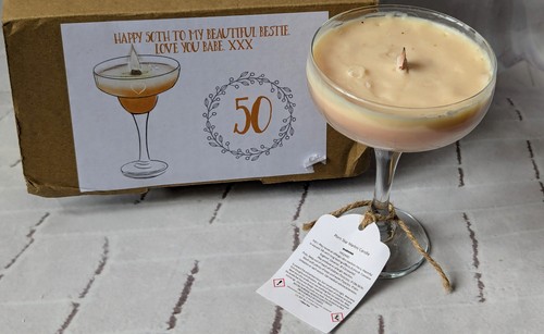 Personalisierte cocktailkerze - personalisierte,