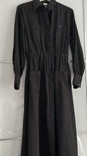 Hemdblusenkleid H&M Schwarz Gr