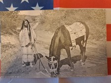 John Alvin Anderson: Original Postkarte - Indianer - Sioux  1912