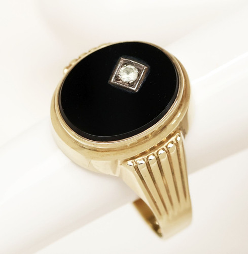 Eleganter herrenring karat - eleganter,