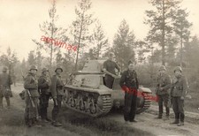 Franz. Beute Panzer Hotchkiss 39 Balkenkreuz Salla Lappland Finnland